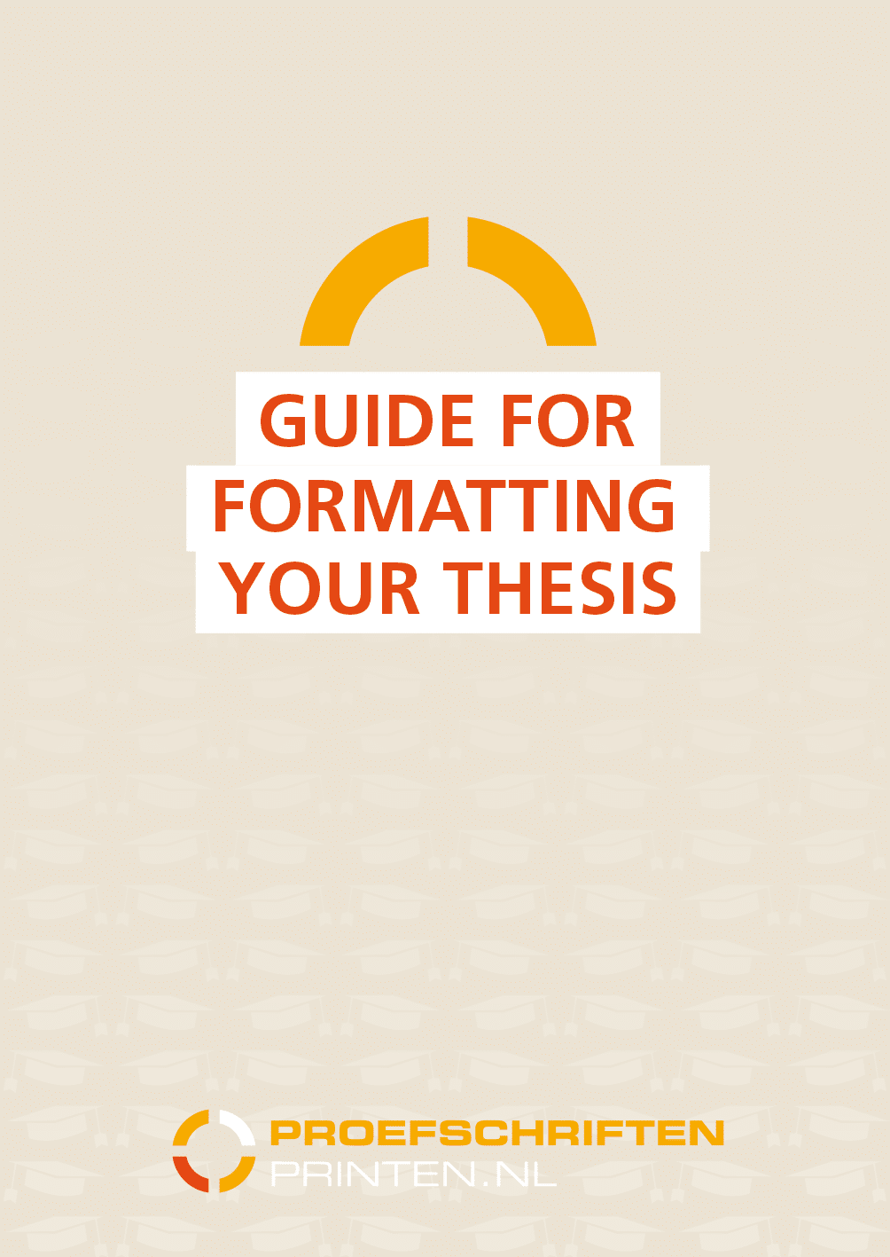 Guide for your thesis